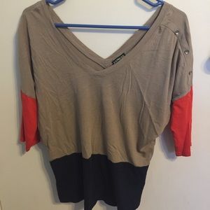 Express v-neck blouse
